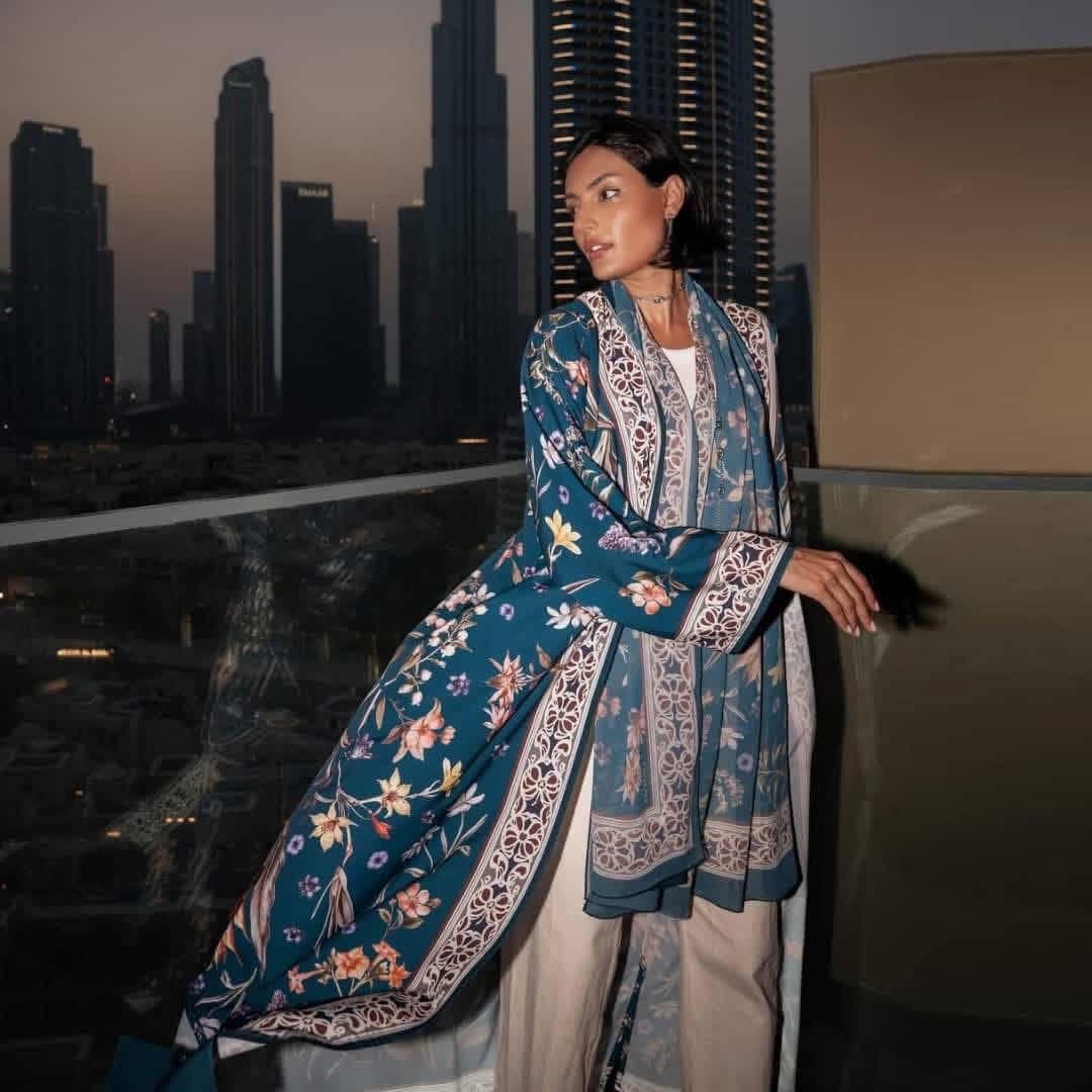 ABAYA DE LUXE - BLEU, ABAYA DUBAI
